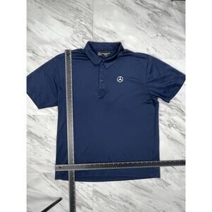 Mercedes-Benz USA Collection Navy Polo Shirt Mens Large #8